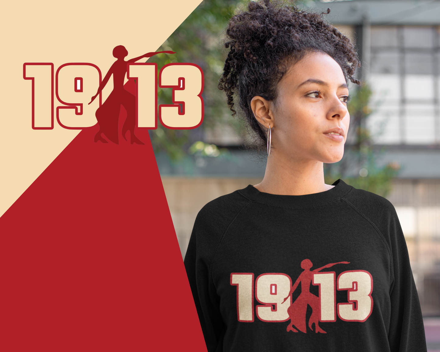 Lady Fortitude Delta Sigma Theta Unisex Crewneck Sweater