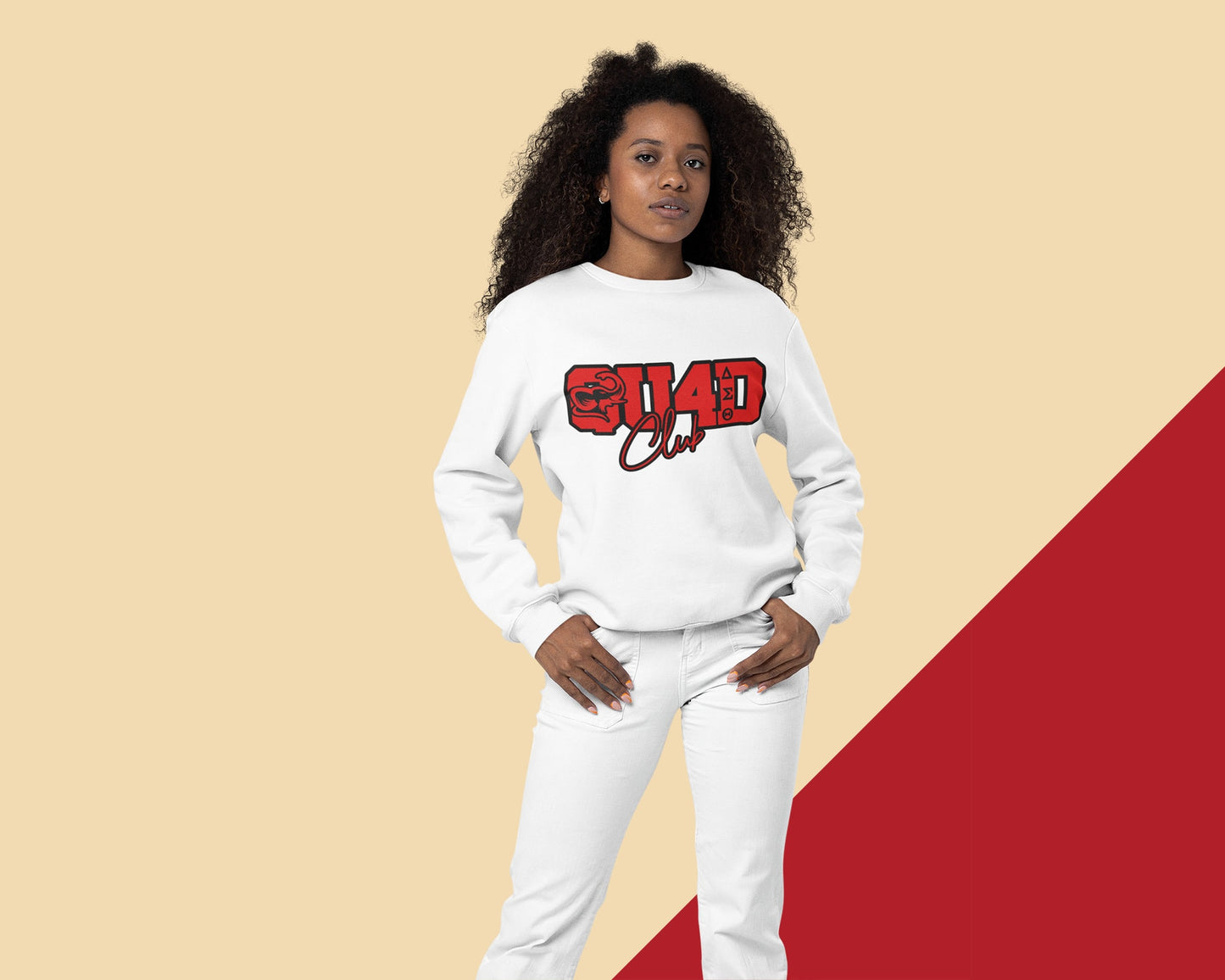 Delta Sigma Theta QUAD Club Unisex Crewneck Sweater