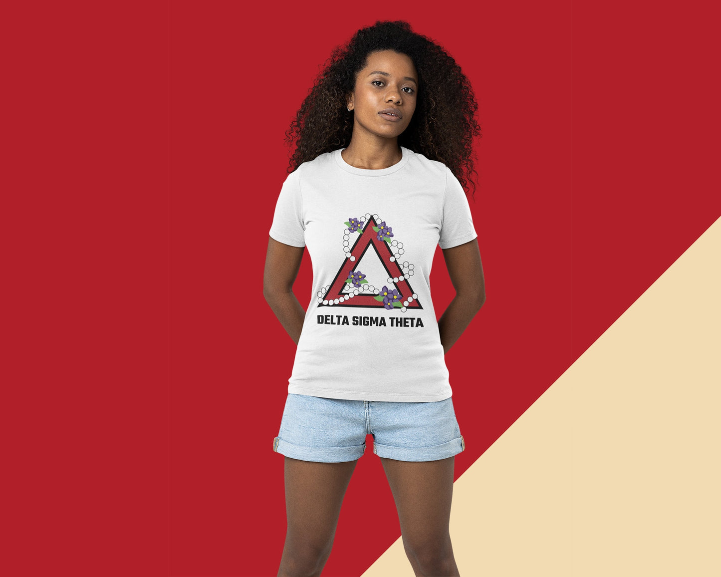 Pretty Pearls & Violets Unisex T-Shirt