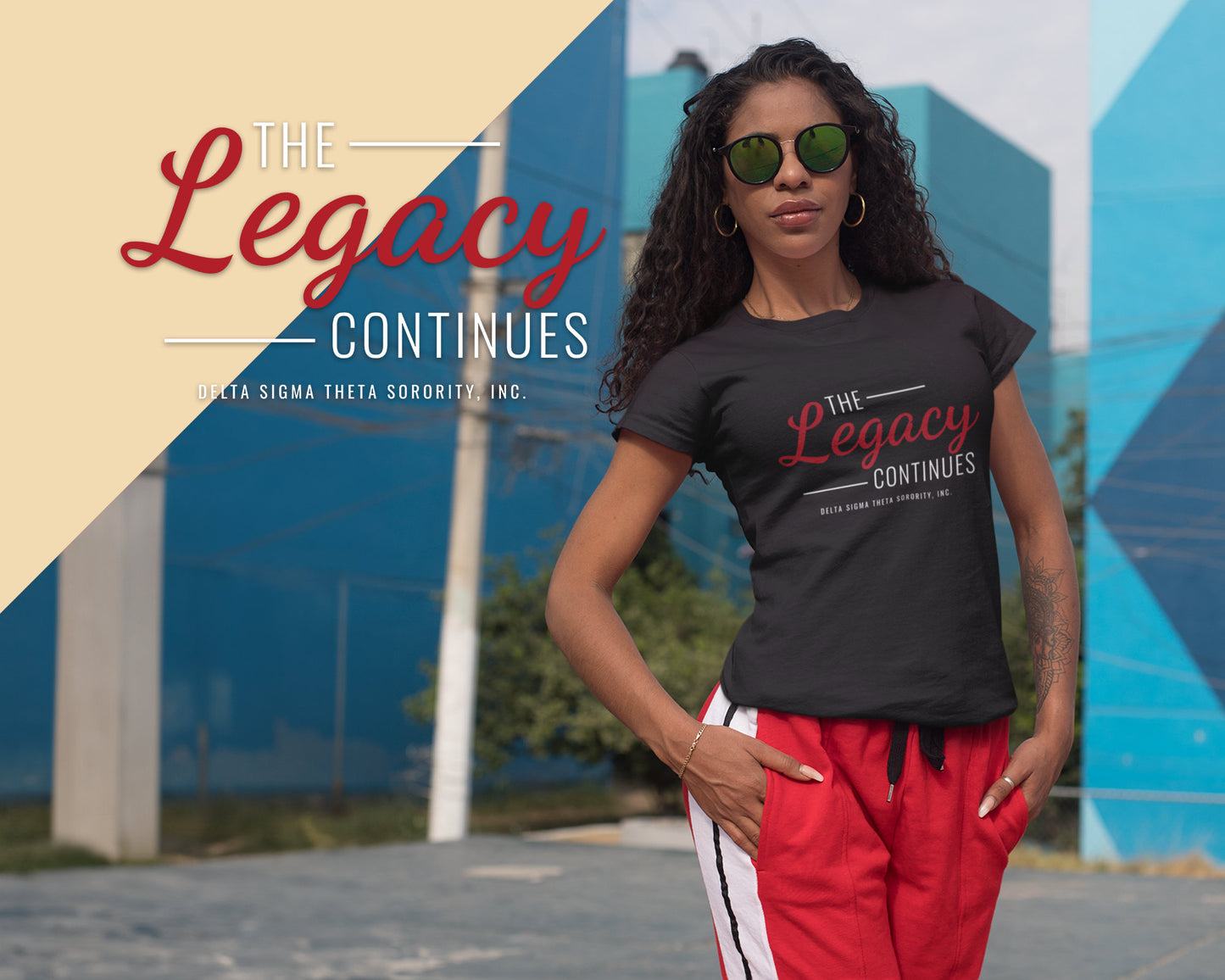 The LEGACY Continues Delta Sigma Theta Unisex T-Shirt